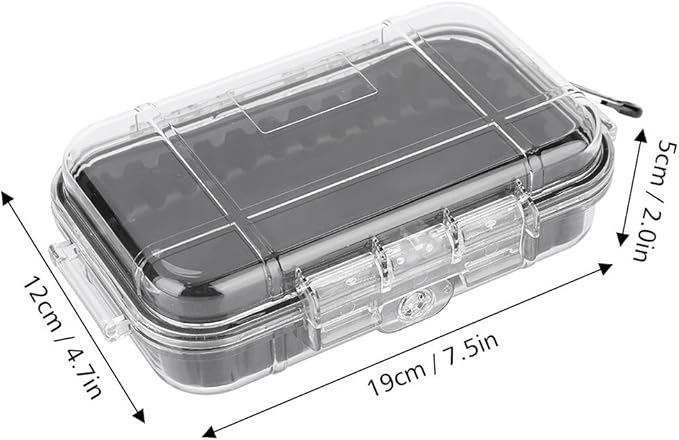 Aramox Waterproof Storage Box, Outdoor Survival Shockproof Waterproof Storage Case Airtight Carry Box Container Case - Image 3