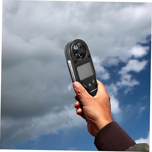 GLEAVI 1pc Digital Anemometer Hygrothermograph Wind Speeds Wind Gauge Handheld for Airflow Velocity for Environmental Monitoring Air Conditioning - Image 2