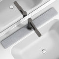 30" x 4" Stone Faucet Mat for Kitchen Sink, Quick Drying Diatomite Sink Tray, Faucet Sink Splash Guard for Prevents Moisture Buildup (Light Gray) by Unknown