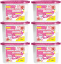 CANAGER Moisture Absorber Box, Lemon Rose-6 packs, Dehumidifier for Closet, Bedroom and Kitchen, Odor Eliminator,Moisture Absorber 12.5 oz. by CANAGER