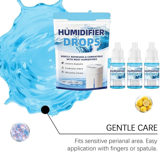 3 Pcs Humidifier Drops – Water Treatment Cleaner for Mineral Buildup & Odor Removal, 30ml (3 x 10ml Bottles), Ethanol-Based Solution for Ultrasonic & Cool Mist Humidifiers - Image 7