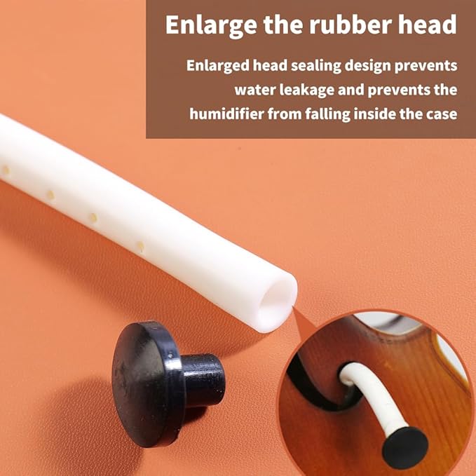 Cello Humidifier Tube | F-Hole Moisturizer for Acoustic Cellos | Synthetic Fiber Sponge Core | Prevent Cracks & Maintain Resonance - Image 4