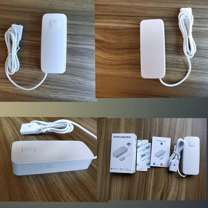 3PCS WiFi Water Leak Detector Kit, 80dB Water Sensor Alarm, Sump Pump Leakage Alarm, TUYA APP Free Remote Monitoring for Water Leakage, SMS and Phone Notification Can Be Enabled, AAA Battery Powered - Image 7