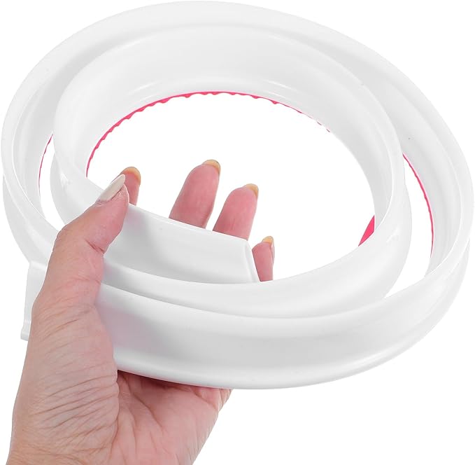 Silicone Water Retaining Strip 1M White 30Mm High Bathroom Water Blocking Strip Flexible Self-Adhesive Toilet and Shower Room Barrier for Wet and Dry Separation - Image 4