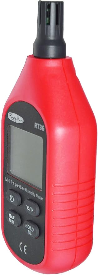 RT36 Temperature and Humidity Monitor Digital Hygrometer with Battery Low Indicator, LCD Display - Image 2