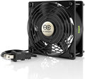 AC Infinity AXIAL 1238, Muffin Fan, 115V 120V AC 120mm x 38mm High Speed, for DIY Cooling Ventilation Exhaust Projects by ACInfinity