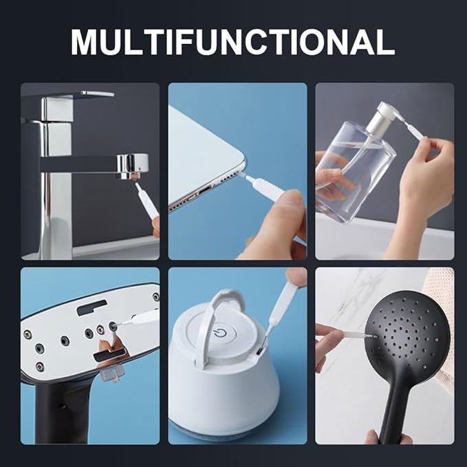 Upgrade Shower Head Cleaning Brush, Gap Hole Anti-Clogging Cleaning Brush, Shower Head Cleaner Picks Brush Tiny Cleaning Brush for Shower Head, Multifunction Shower Head Cleaning Brushes (20PCS) - Image 5