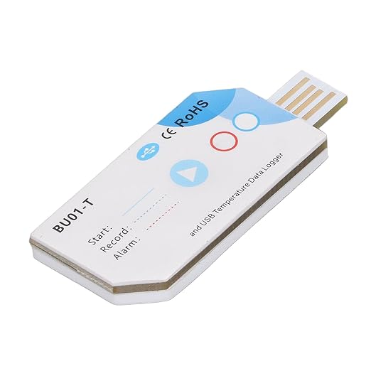 Disposable Temperature Humidity Data Logger, Built in USB, Accurate to ±0.5°C, 32,000 Data Points, Ideal for Refrigerated Containers, Trucks, and Storage Units - Image 3