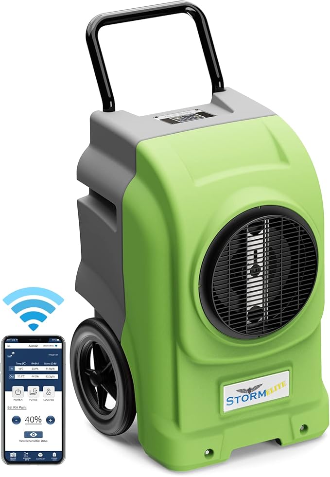 AlorAir 270 Pints Commercial Dehumidifiers Smart Wi-Fi with Pump, Up to 3,000 Sq.Ft Coverage for Large Room or Basements, Industrial Dehumidifier with Drain Hose, 5 Years Limited Warranty by ALORAIRSOLUTIONSINC0J0DC