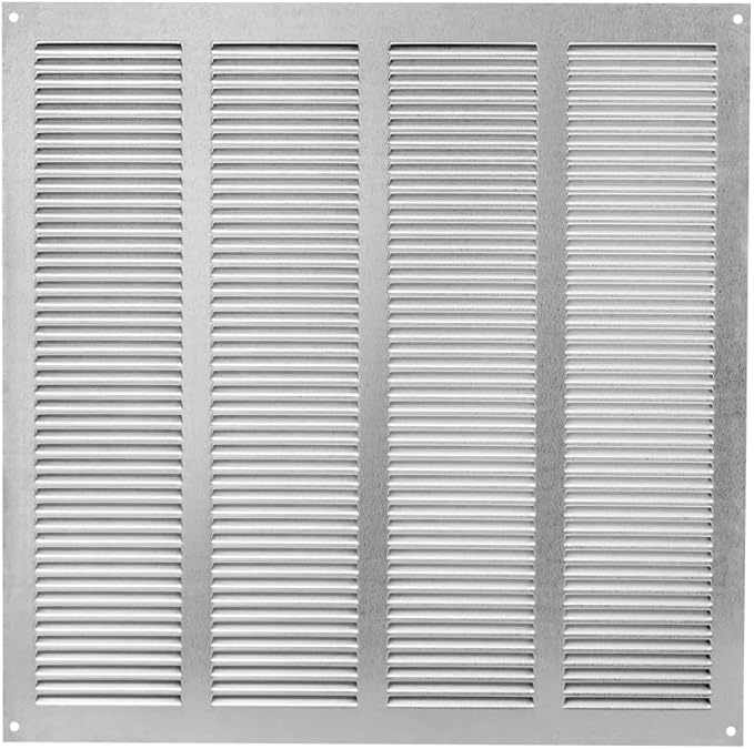 14x14 inch (Duct Opening) Vent Cover - Ventilation Covers for Wall and Ceiling - Galvanized Steel Return Grille - HVAC AC Air Vents Register for Indoor and Outdoor Use with Mesh by ABOUT+VENT