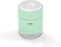 Small Humidifiers for Bedroom 350ml Mini Portable Humidifier for Travel Plants Humidifier, Humidificador for Bedroom Plants Travel Office Desk Car Light Green by 1
