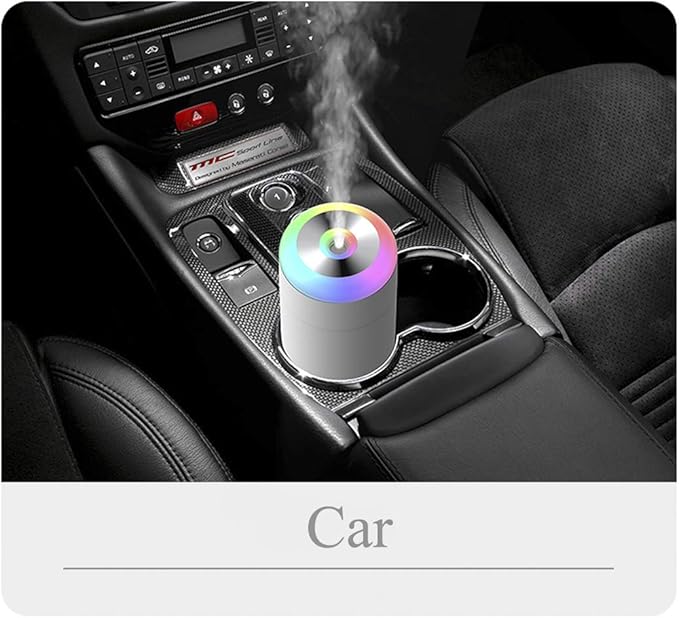 Baby Humidifier, 350ml Small Humidifier for bedroom, desk, travel, plants (White) - Image 7