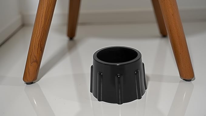 Flyshop 1-3/8" 35mm Chair Leg Caps Furniture Floor Protectors Round Non-Scratch Odourless Synthetic Rubber Legs Tips 8 Pack - Image 3