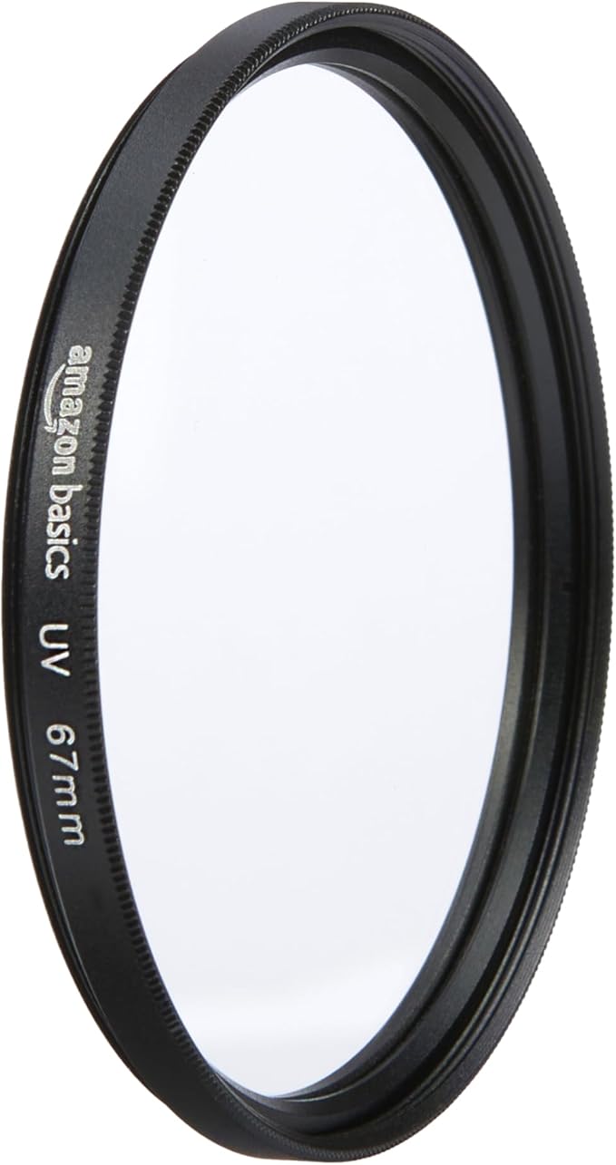 Amazon Basics UV Protection Camera Lens Filter, Scratch Resistant, Photography Filter, 67mm by AmazonBasics