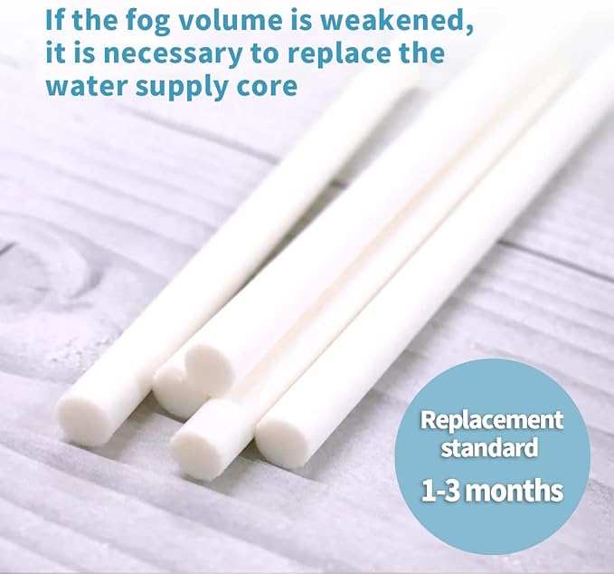 10 Pieces Humidifier Sticks Cotton Filter Refill Sticks Filter Replacement Wicks USB Humidifier Replacement Parts for Humidifier Car Humidifier Replacement Parts Can be cut(5.9 Inch) - Image 5