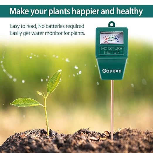 2pack Soil Moisture Meter, Hygrometer Soil Plant Water Meter, Plant Moisture Meter Indoor & Outdoor for Potted Plants, Lawns, Succulent (No Batteries Required) - Image 2