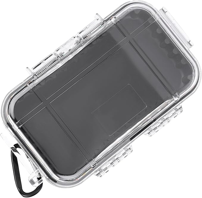 VINGVO Shockproof Storage Case, IP67 Airtight Dry Box Container for Outdoor Camping Boating EDC Gear - Compact Carry Box (7.5x4.7x2in, Transparent) - Image 8
