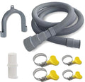 6.5ft Washing Machine Drain Hose Extension Kit - Universal for Washer, Dishwasher & Dehumidifier, 7-Piece Set with U-Bracket, 4 Clamps & Adapter by Unknown