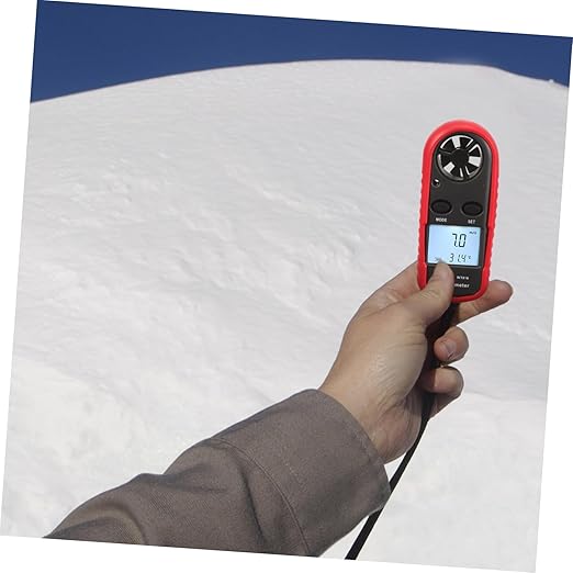 Cabilock Mini Digital Handheld Anemometer Air Flow Measurement Wind Air Velocity for Outdoor Use Environmental Monitoring Ventilation Systems - Image 4