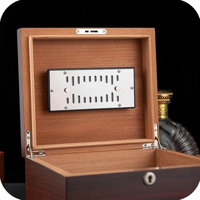 Cigar Humidifier, Stainless Steel Panel Adjustable Humidity Cigar Room,(1PCS) Rectangle Cigar Humidifier for Humidor for Tobacco Moisturizing and Increased Humidity Keep Leaf Fresh,6.1 Inch - Image 6