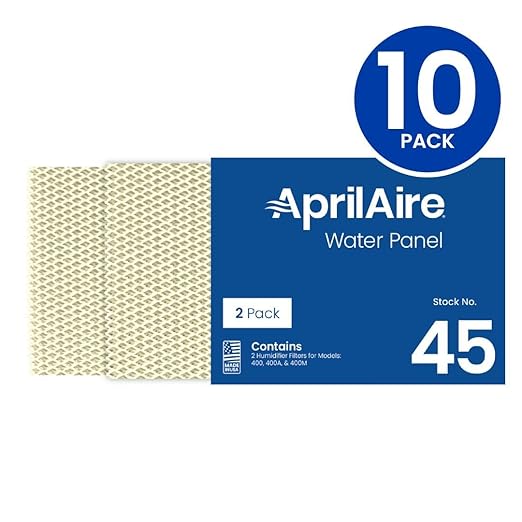 AprilAire 45 Water Panel Humidifier Filter Replacement for AprilAire Whole-House Humidifier Models 400, 400A, 400M (Pack of 10) - Image 2