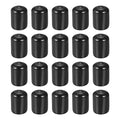 DMiotech 20 Pack 3/4" ID Black Screw Thread Protectors Rubber End Caps Bolt Covers for Screw Bolt Furniture Pipe by DMiotech