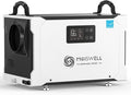 155 Pint Commercial Dehumidifier with Drain Hose for Crawl Spaces, Basements, Industry Water Damage Unit, Large Capacity, Compact, Portable, Auto Defrost, Memory Starting by Moiswell