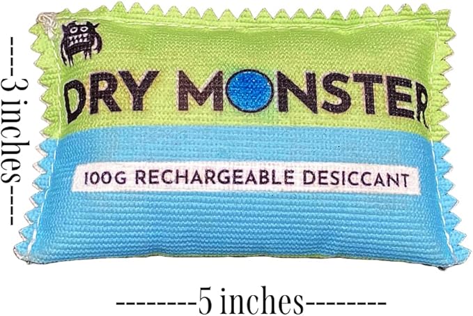 100g Rechargeable Desiccant - 1 bag | Ultimate Moisture Absorbing Bags | Rechargeable Silica | Protects Valuables from Rust, Corrosion & Humidity | Easy to Use & Rechargeable - Image 2