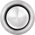 calimaero® TVE 4" Stainless Steel Vents, Round Adjustable Wall Air Vent Ventilation Cover Vents for HVAC Fits Only with Metal Ducts by Calimaero