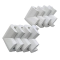 M2cbridge L Shape Extra Thick Furniture Table Edge Protectors Foam (8 Corners(White)) by M2cbridge