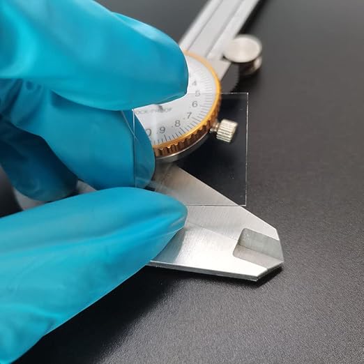ITO Coated Conductive Glass Cover Slides superconducting Low Resistance ≤1ohm/sq (25×25, 20pcs) by ConductiveglassforLab
