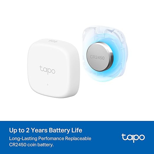 TP-Link Tapo Smart Temperature and Humidity Sensor T310, White, Requires Tapo Hub, High-Accuracy Swiss-Made Sensor, Real-Time Notifications, Free Data Storage, Long-Lasting Performance - Image 8