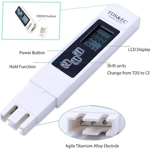 2025 New 4 in 1 TDS Meter - TDS EC & Temperature(°C,°F) - 0-9990 ppm-Meter,Accurate & Reliable Digital Water Testing Kits for Drinking Water,Tap,Well,Swimming Pool,Hydroponics, Aquarium, RO/DI System - Image 6