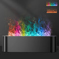 Colorful Flame Fire Diffuser Humidifier, 7 Colors Changing Oil Diffuser, Ultra-Quiet Aroma Essential Oils Aromatherapy Diffusers for Large Room, Bedroom, Office(Timeable, Waterless Auto off-150ml) by Eiifiter