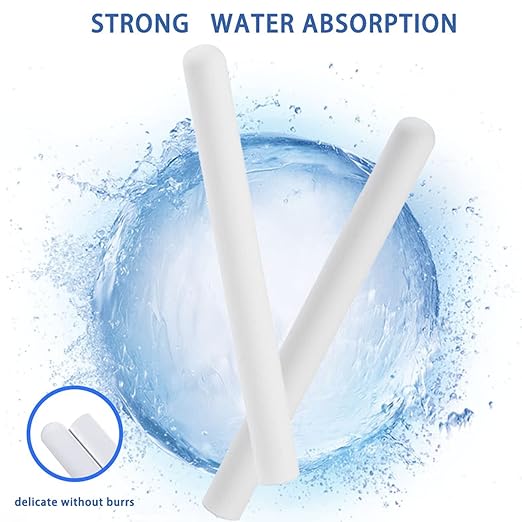 2 Pcs Diatomite Moisture Absorbing Stick Desiccant Clean Water Absorption Rod Drying Sticks Cleaning Toys with Blister Packaging for Laboratory/Home - Image 6