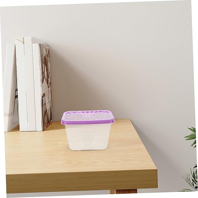Unomor 4pcs Empty Moisture Absorber Holder Boxes Reusable Plastic Case for Wardrobe Closet Storage Home Use - Image 5