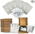 3D Printer Filament Storage Kit 10 Pack. Includes: 10 Boxes,10 Resealable 4.5 Mil Nylon/LDPE Plastic, 10 Rechargeable Clay Desiccant Packs, 10 Humidity Indicators, 30 Printable Labels by NetSellsIt by NetSellsIt