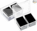 Vicenpal 300 Card Storage Box Compatible with Mtg TCG Clear Plastic Trading Card Storage Box with Removable Divider Hard Trading Deck Case for Baseball Football Game Organizer Collector(2 Pcs) by Vicenpal