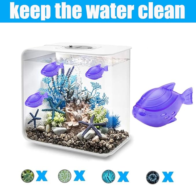 12PCS Universal Humidifier Tank Cleaner,Humidifier Cleaning Fish for Humidifiers & Fish Tanks, Purifies Water, Eliminates White Dust and Odor, Prevents Hard Water Build-Up - Image 3