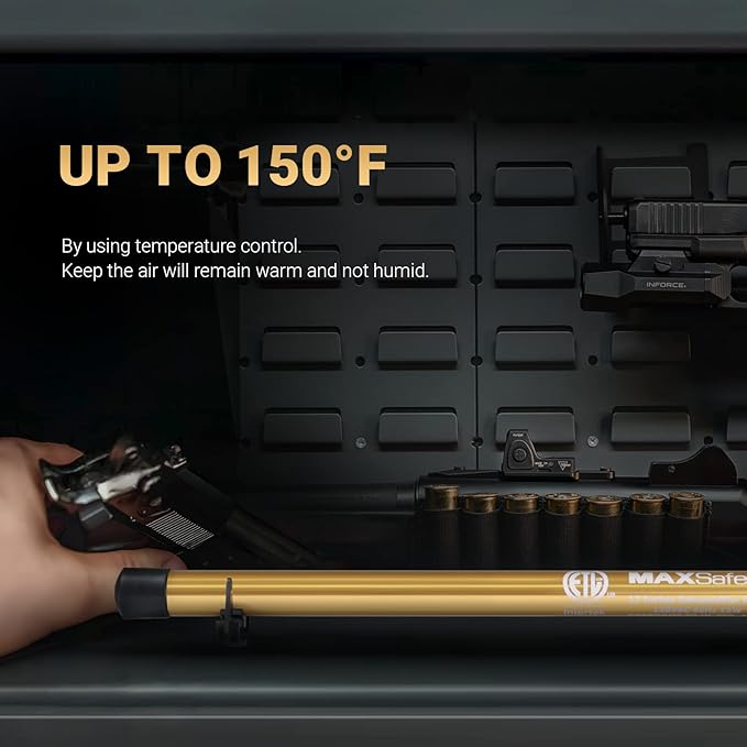 Gun Safe Dehumidifier Rod High Power - Much warmer (up to 150°F) to better Protect Your Valuables from Moisture and Corrosion, ETL Approved, 12in - Image 4