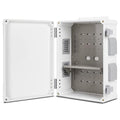 Outdoor Electrical Junction Box, ABS Water Resistant Enclosure with Internal Mounting Panel & Hinged Cover (15" H x 11" L x 6" W) by Namunanee