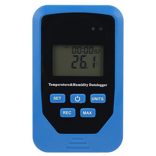 TL505 Temperature Humidity Data Recorder Multifunctional Digital Thermohygrometer Portable with Backlight for Industrial Environmental Monitoring ABS Material 55x90x35mm - Image 9