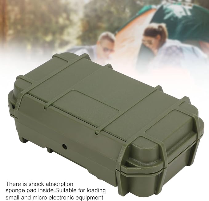 Hapivida Waterproof Dry Box Protective Case, 2Pcs Outdoor Shockproof Boxs ABS Plastic Storage Tool Box for Camping Fishing Hiking Water Sports - Image 4