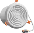 4" Bathroom Exhaust Fan, White Quiet Ceiling Exhaust Fan 110 CFM, 1.0 Sones Ideal Ventilation for Bathroom, Kitchen, RV, Mobile Home, Garage by VallisCo