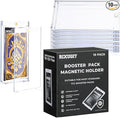 10-Pack One Touch Booster-Pack Magnetic-Holders - UV Protection Clear Booster Pack Cases, Fit for Standard Cards Storage and Display, Protect Your Collectible, Sports, and Gaming Cards by Unknown