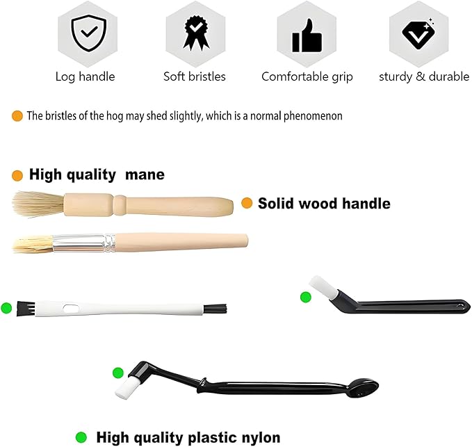 Coffee Machine Cleaning Brush - 15 PCS Straw Brush,Long Handle Bottle Brush, Flexible Scrub Brush for Water Bottles, Glasswares, Mugs,Coffee Pots, Cups,Water Bottles,Bent Pipe - Image 5