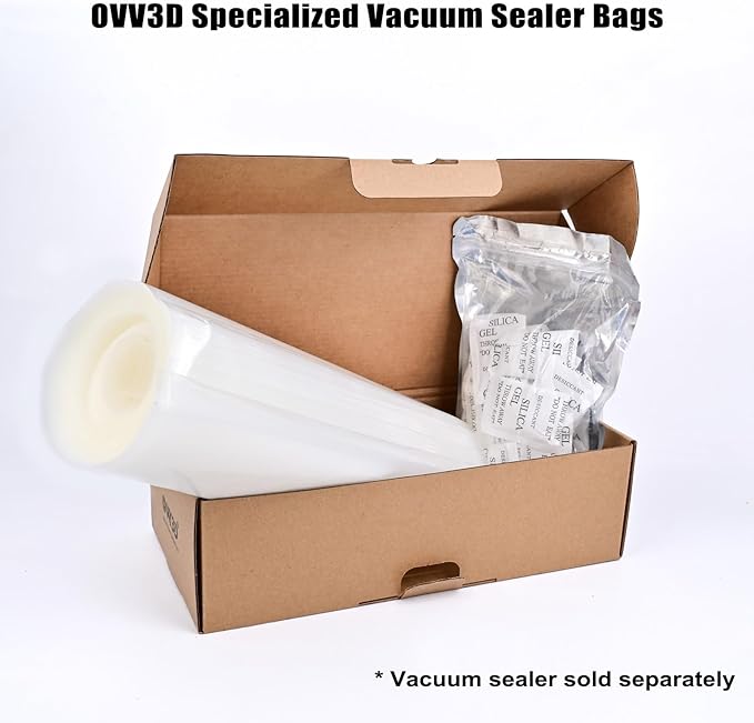 Filament Storage Bags 50 Pcs for Vacuum Sealer with 50 Desiccants, 15.7X11.8in Only Filament Bags and Desiccants, Without Sealer Machine - Image 4