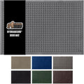 GORILLA GRIP Front Door Mat, 72x24, Indoor Outdoor Ultra Absorbent HydroAbsorb Doormat, Absorbs Up to 2.75 Cups of Water, Stain and Fade Resistant, Rubber Backing Doormats, Captures Dirt, Grey by GorillaGrip