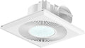 Bathroom Exhaust Fan with Light 11.8IN 165 CFM 1.2 Sones Shower Bathroom Vent Fan with 3CCT 15w Led Light Combo Quiet Bath Ceiling Exhaust Fan with Adjustable Led Light 3000k/4000k/6500k For Home Bath by FWASTT
