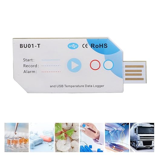 USB Temperature Humidity Data Logger BT 32000 Points Cover 120days PDF Report Disposable Temp Humidity Data Recorder Without Cables Convenient and Fast to Use - Image 7